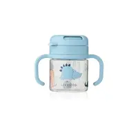 Liewood Kopp m. Sugerør - Kai - 280 ml - Dino Roar/Sandy - - OneSize - Kopp