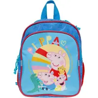 Pipsa Possu Peppa Gris liten ryggsekk med flere lommer - 5 liter - 26,5x21x10 cm