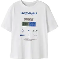 Name it T-skjorte - NkmTheo - Bright White - - 6 år (116) - T-skjorte