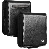 Qialino Samsung Galaxy Z Flip8 Classic Lommebok-deksel I Lær - Svart