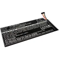 Cameron Sino Batteri til nettbrett for Google Nexus 7, Nexus 7 8 GB, Nexus 7 16 GB og andre.