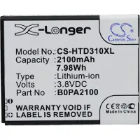 24hShop Batteri for SmartPhone, Mobil for HTC Desire D310w, Desire D310, Desire D310f og andre.