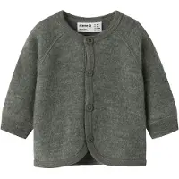 Name it Cardigan - Ull - NbmWmino - Gløgg med basilikum - - 50 - Cardigan