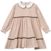 Copenhagen Colors Kjole - Sand Flower Print - - 5 år (110) - Kjole