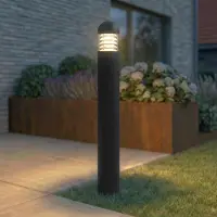 LUCANDE LED-gatelampe Skagena, antrasitt, høyde 90 cm, IP54