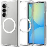 Spigen Ultra Hybrid Pro MagSafe-etui til Samsung Galaxy Z Fold 8 Ultra – gjennomsiktig og hvit