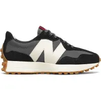 New Balance for woman. WS327V1 Shoes 327 grey, black (36.5), Flat, Laces, Casual, Sport