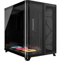 Corsair AIR 5400 LX-R LINK Black - Kabinett - Miditower - Svart