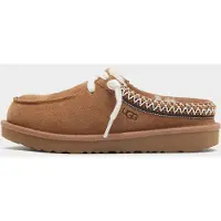 Ugg unisex for kids. 1175213K Tasman Mule Brown Leather Slippers (32.5), Flat, None, Casual, Homewear, children's fashion