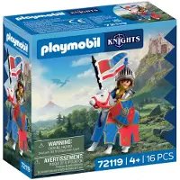 Playmobil Ridderne - Riddernes kaptein - 72119 - 16 Deler - - OneSize - Lekefigur