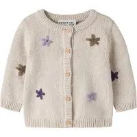 Name it Cardigan - Strikk - NbfNanny - Peyote Melange - - 50 - Cardigan