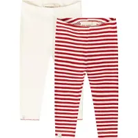 That's Mine Leggings - Rib - Jia - 2-pack - Løs inn Stripe - - 56 - Leggings