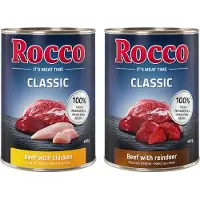 Rocco Økonomipakke: Classic 24 x 400 g - Blandet pakke 2 (4 storfevarianter)