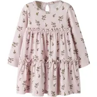 Lil´ Atelier Lil' Atelier Kjole - NmfGayo - Stille Violet/Apple Rose - - 6 år (116) - Kjole