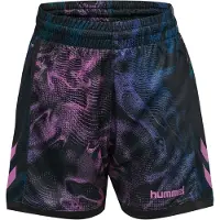 Hummel Shorts - HmlBlaze Klubb 26 - Black/Rosa - - 10 år (140) - Shorts