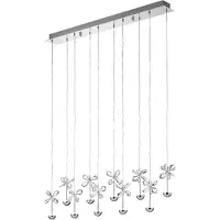 Stars of Light EGLO LED-pendel Pianopoli, krom, lengde 87 cm