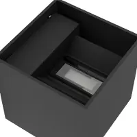 Eglo RINCINE utendørs vegglampe 270 lm 4000K m/sensor dimbar IP44 sort