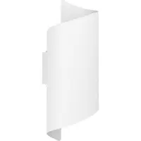 Eglo Montarello utendørs LED-vegglampe, hvit, høyde 27 cm, metall