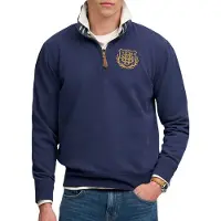 Superdry Gothic Varsity Halv Glidelås Genser