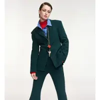 Essentiel Antwerp for woman. KNIGHTLY Knightly Fitted Blazer in dark green (40), Classic, Polyester