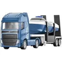 Siku 1:87 Volvo Truck With Boat