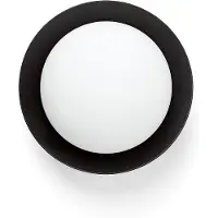 Faro LED-vegglampe May IP44, svart