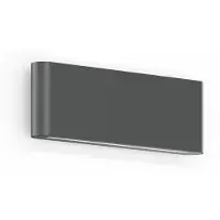 Wever & Ducre utendørs LED-vegglampe Kiosk 2.0 antrasitt 2 700 K