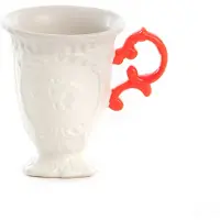 Seletti krus I-Wares, hvit / gul, 300 ml, porselen