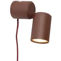 It´s about RoMi IT'S ABOUT ROMI vegglampe Milan, burgunder, Ø 6 cm, metall