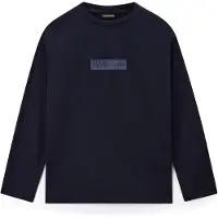 Napapijri New Box Logo Langarmet T-skjorte