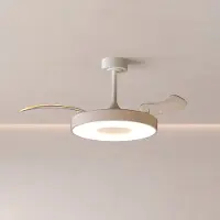 Mantra-Iluminacion Smart LED-takvifte Coin, beige/hvit, DC, stillegående, CCT