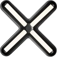 Loom Design LED-vegglampe Fuzz, svart/svart, 50 cm