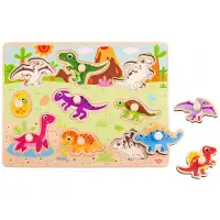 Tooky Toy trepuslespill med dinosaurformer