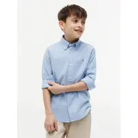 Tommy Hilfiger Skjorte - Stretch Oxford - Rolig Blue - - 6 år (116) - Skjorte