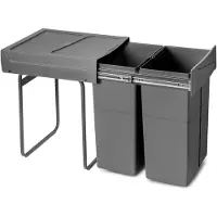 Emuca 2x25l Resirkuleringsbeholder