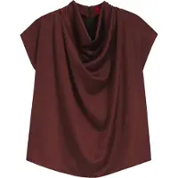 HUGO Casmena-1 10282829 Red Kort Ermet Bluse