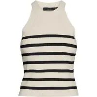 Vero Moda Saba Rib Ermeløs T-skjorte