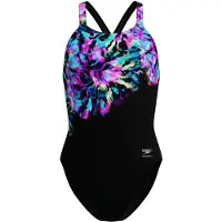 Speedo Female Placement Printed Powerback Badetøy
