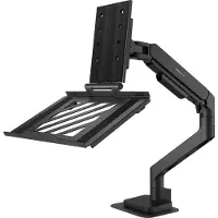 BenQ Ergo Arm LTB01 laptopbrett for 12-17 laptoper, VESA 75 x 75 mm, svart
