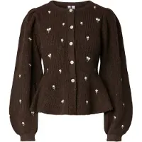 Pieces Pcsilly Puff Strikket Cardigan