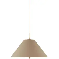 Globen Lighting hengelampe IRIS 50 mokkabrun Ø 50 cm