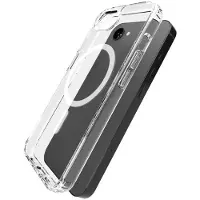 SBS -deksel i TPU+PC "LITE MAG" med Magsafe for iPhone 16E, gjennomsiktig