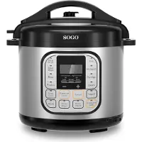 Sogo Inox 6l 1000w Trykkoker
