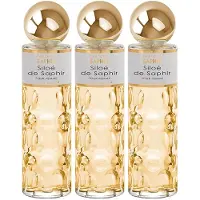 Saphir Siloé 200ml Eau De Parfum 3 Enheter