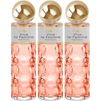 Saphir Vive La Femme 200ml Eau De Parfum 3 Enheter