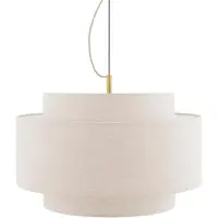 Globen Lighting hengelampe Noah Bouclé, Ø 50 cm, beige
