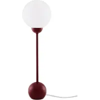 Globen Lighting bordlampe Ripley, rød, høyde 52 cm, jern/glass