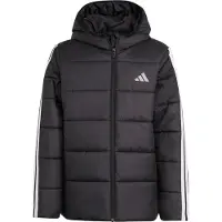 Adidas Polstret Jakke - Essentials 3S - Svart/Hvit - - 10 år (140) - Dunjakke
