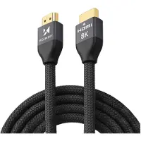 Wozinsky HDMI 2.1 Cable 8K 60 Hz 48 Gbps / 4K 120 Hz / 2K 144 Hz 5 m Silver (WHDMI-50)