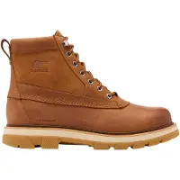 Sorel for man. 2181301242 Waterproof Leather Boots Lark-47 brown (43), Flat, Laces, Casual, Outdoor